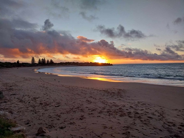 Sunset over Horseshoe Bay SA